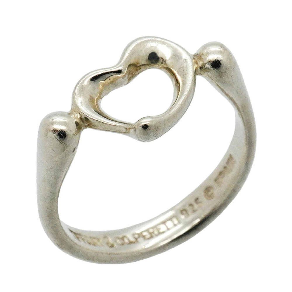 Tiffany & Co. Heart Ring, Sterling Silver 925, Size 7, Women's